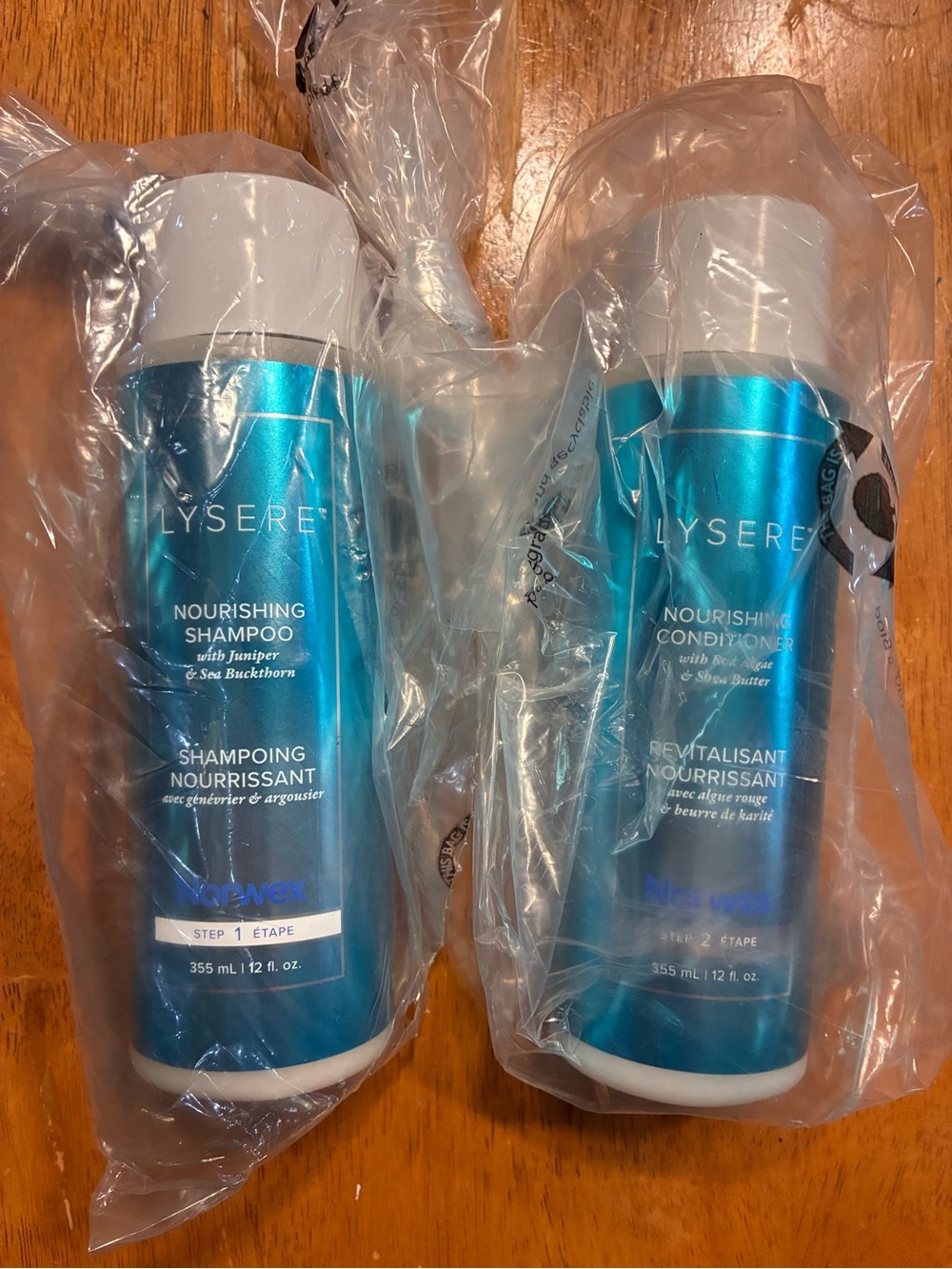 Norwex Lysere Nourishing Shampoo & Conditioner Set - Blue